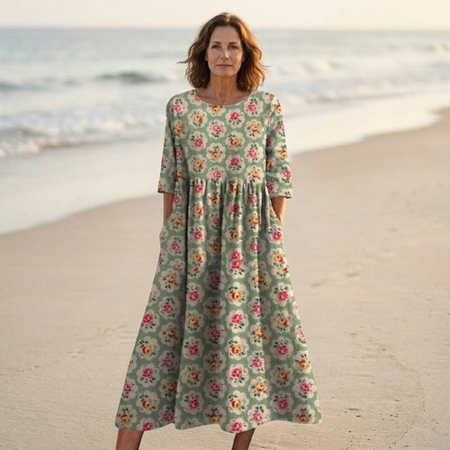 Aurélie | Robe Midi Romantique