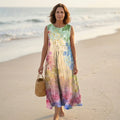Lucienne | Vestido Midi Bohemio