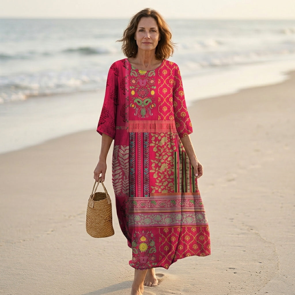 Inès | Vestido Largo Bohemio