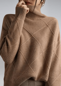 MATHILDA – Suéter de cuello alto de cachemira