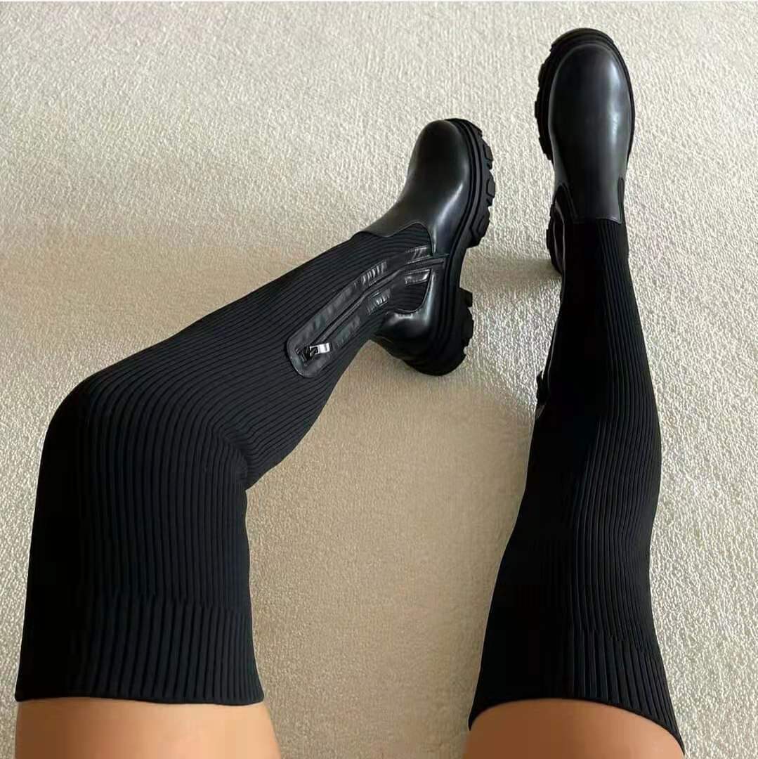 MADDIE | Botas de stretch hasta la rodilla