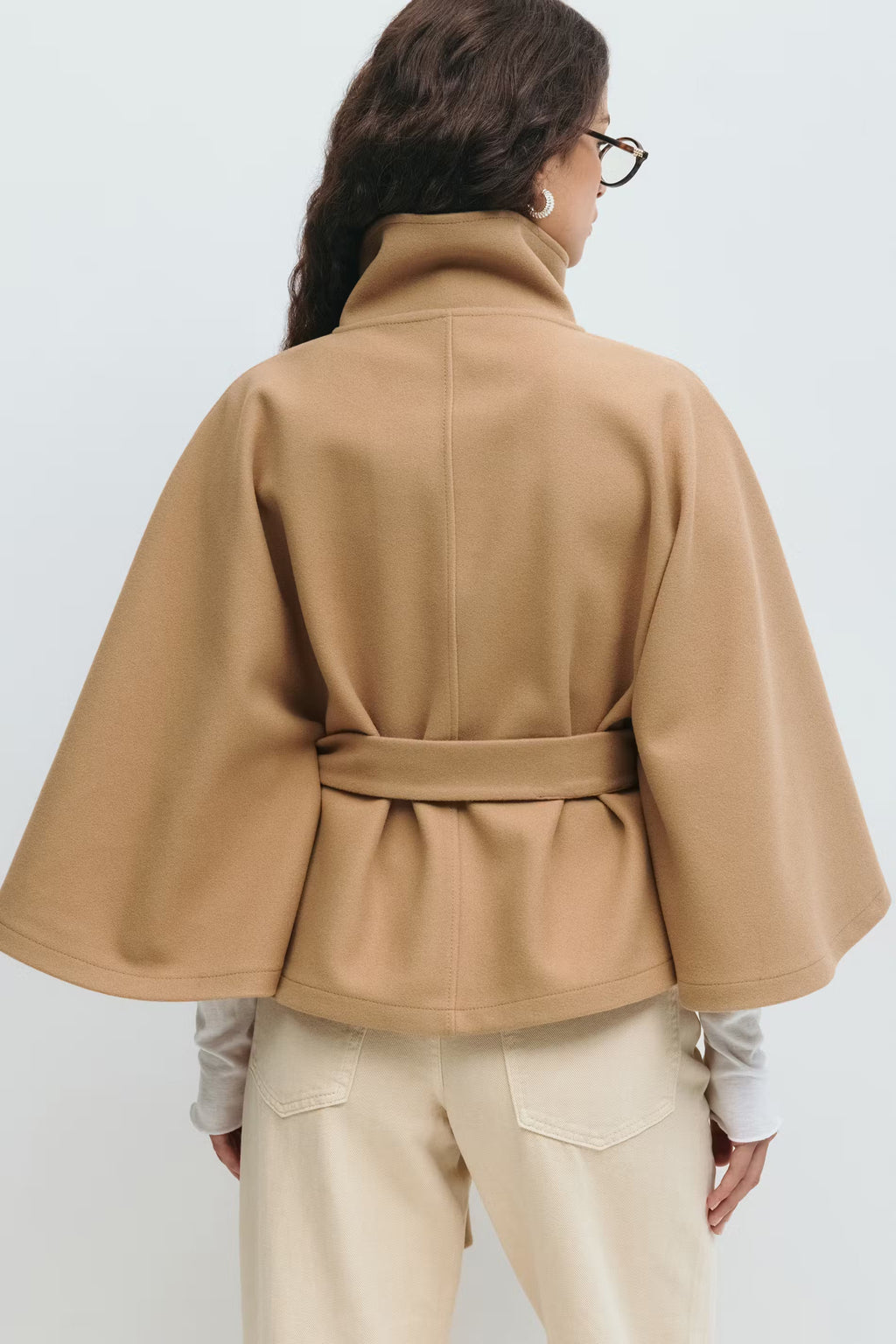LISA | Chaqueta Capa con Cinturón