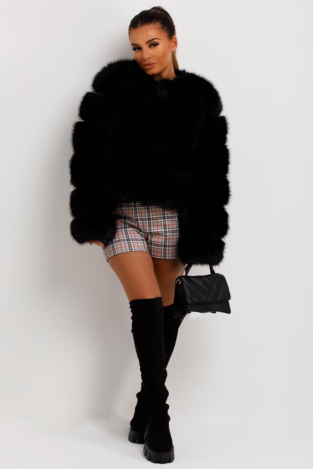 ROSIE | Glamourosa Chaqueta de Piel Sintética