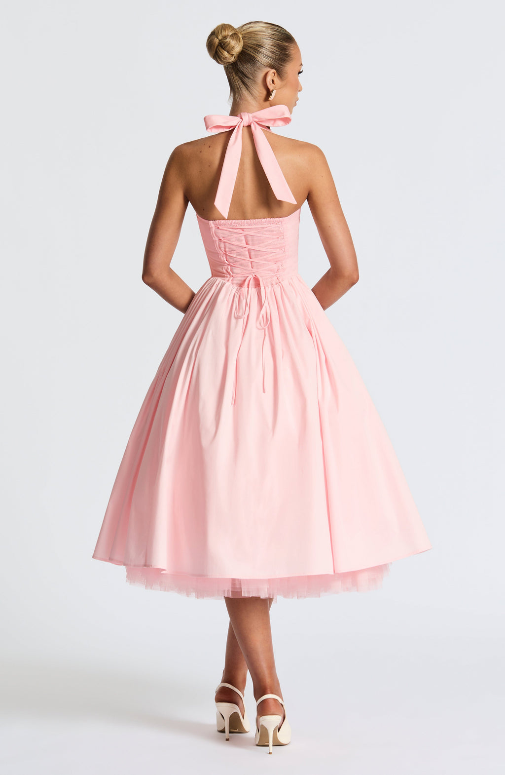 TESSA | Vestido midi con tirantes inspirado en lo vintage
