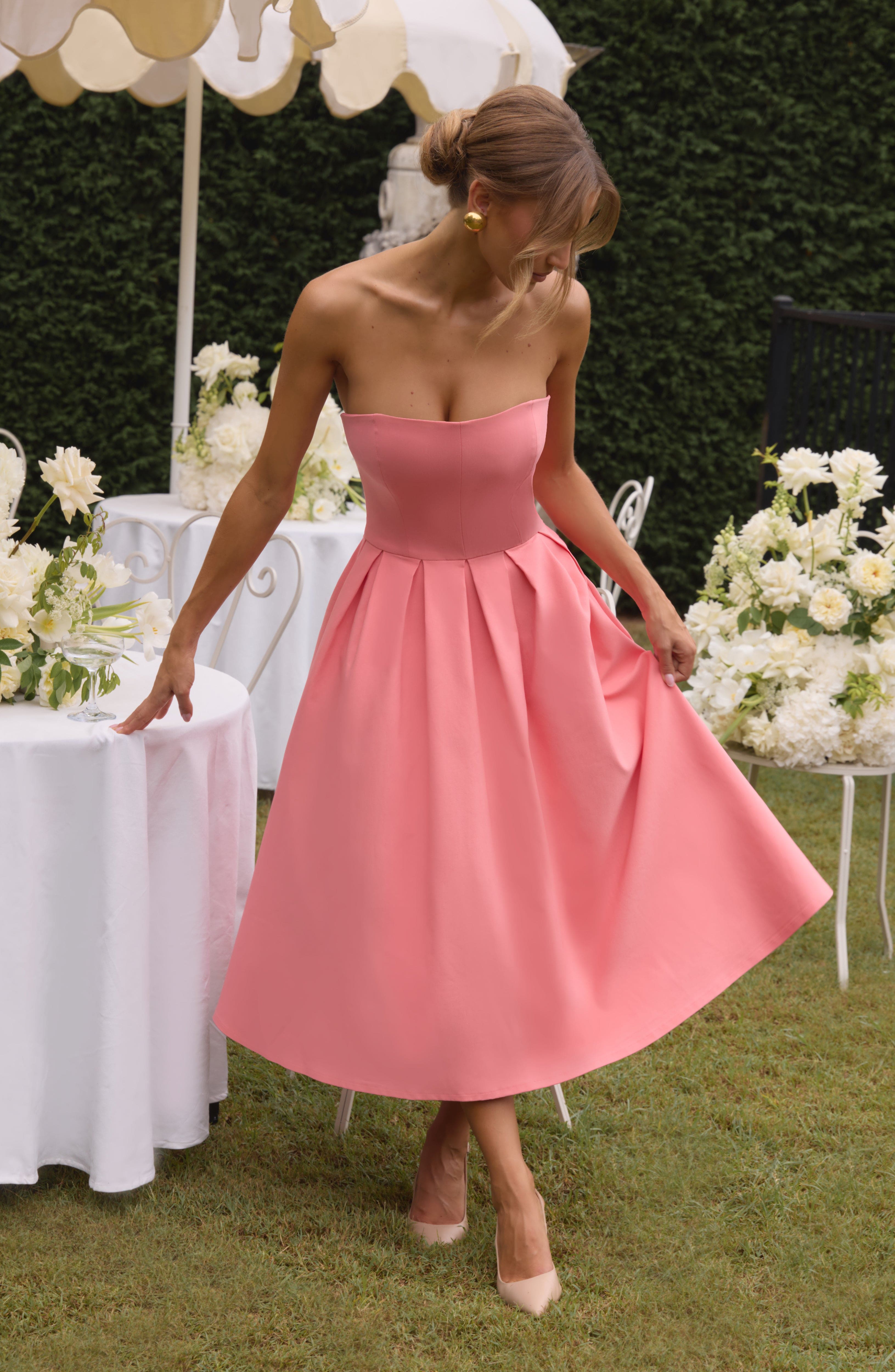 LAILA-MARIE | Vestido midi Curve Torch