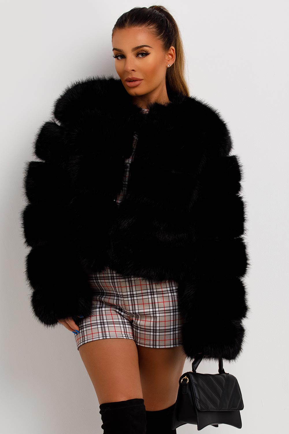 ROSIE | Glamourosa Chaqueta de Piel Sintética