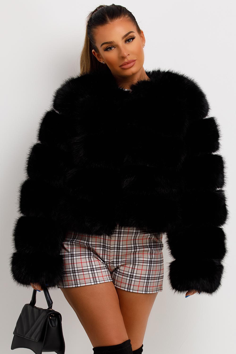 ROSIE | Glamourosa Chaqueta de Piel Sintética