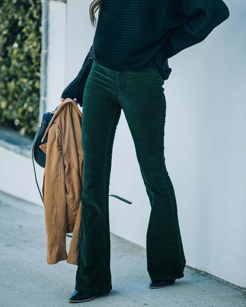 CLAIRE | Pantalones de campana de pana retro