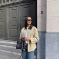 LAIZA | Blazer retro atemporal con solapas