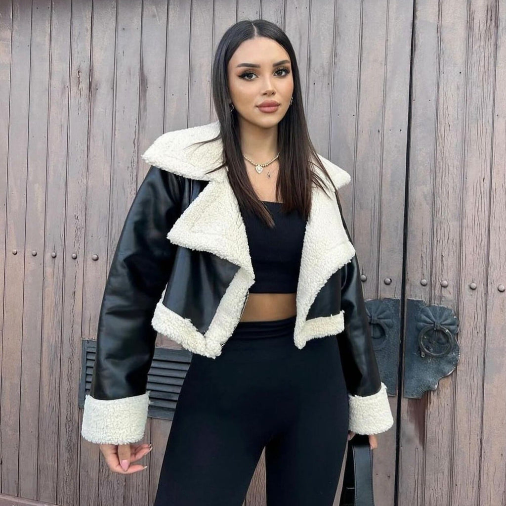 KALANI | Elegante Chaqueta de Teddy de Piel