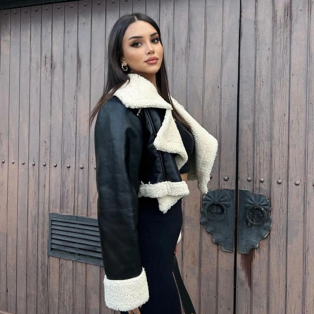 KALANI | Elegante Chaqueta de Teddy de Piel