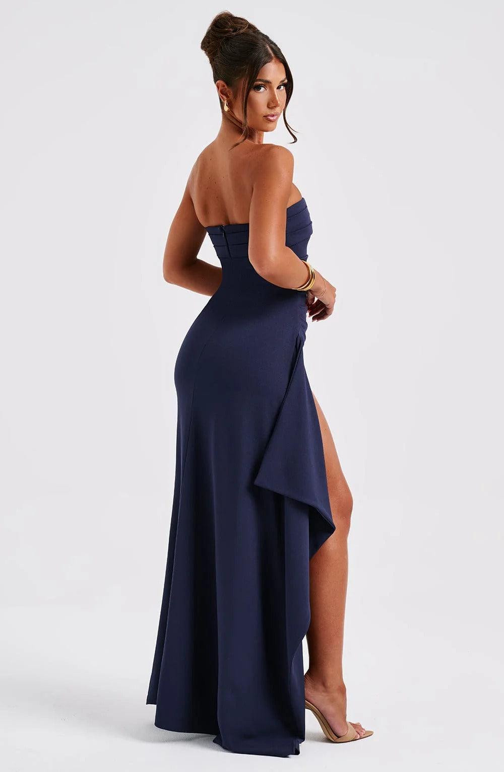 RUTH | Vestido maxi bandeau ajustado