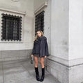 GRETA | Elegante abrigo con pañuelo