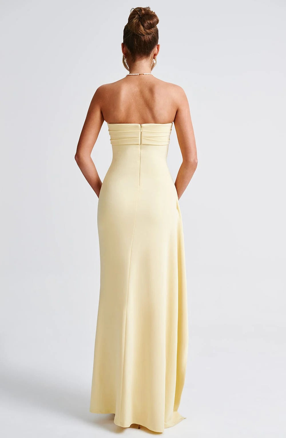 RUTH | Vestido maxi bandeau ajustado