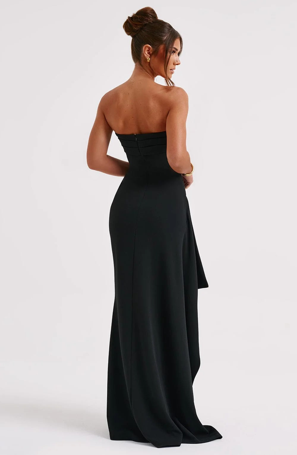 RUTH | Vestido maxi bandeau ajustado