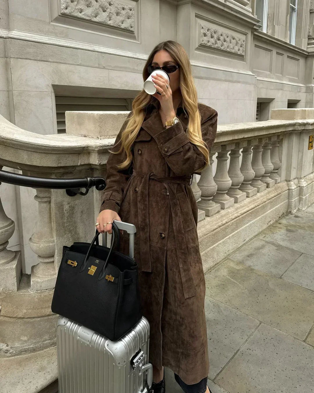 CLAIRE | Chaqueta de Ante Vintage