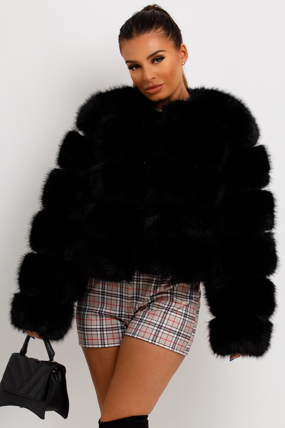 ROSIE | Glamourosa Chaqueta de Piel Sintética