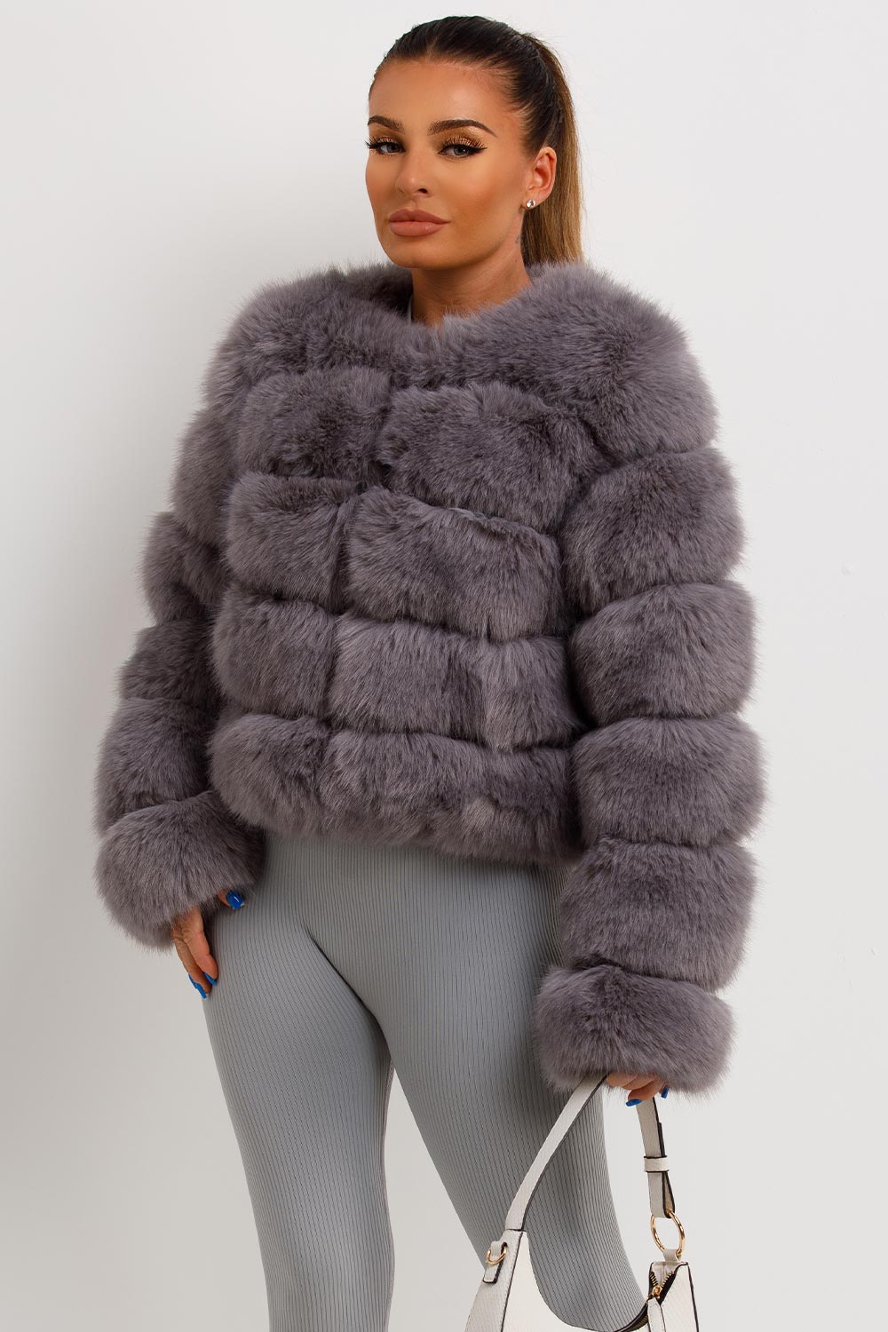 ROSIE | Glamourosa Chaqueta de Piel Sintética