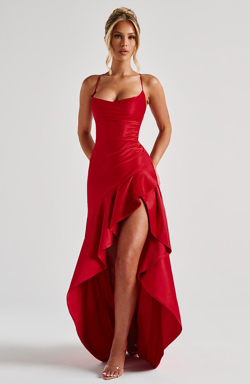 LISA - Vestido Maxí con abertura