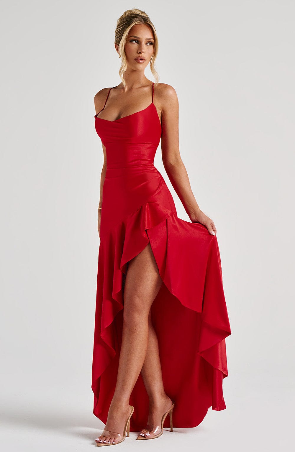 LISA - Vestido Maxí con abertura