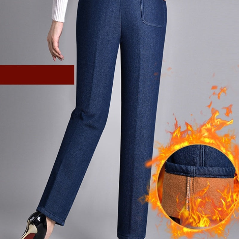 LINA | Jeans cómodos con cintura elástica y bolsillos laterales