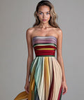 TALMA | Vestido Maximalista Fluido con Degradado