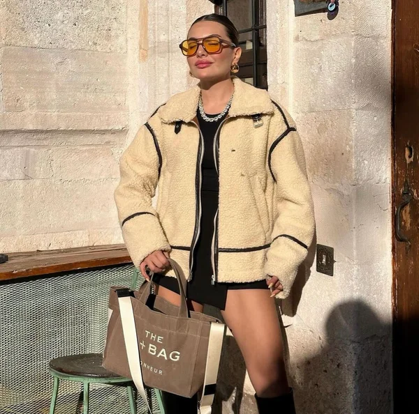 JASMIN | Abrigo Suave de Teddy