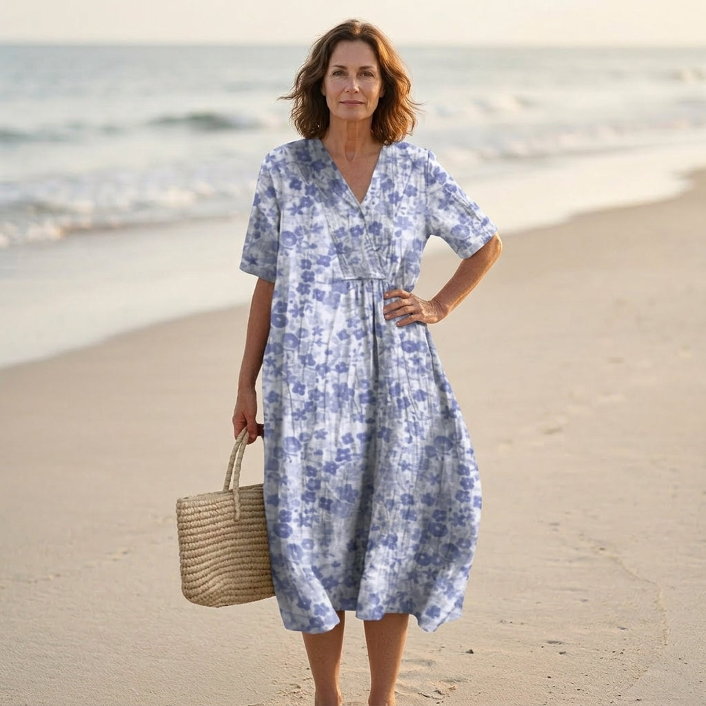 Adèle | Robe Longue Fleurie Douce