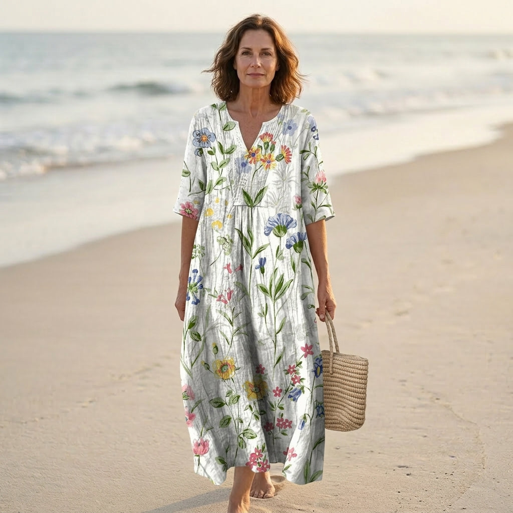Hélène | Vestido Largo Floral