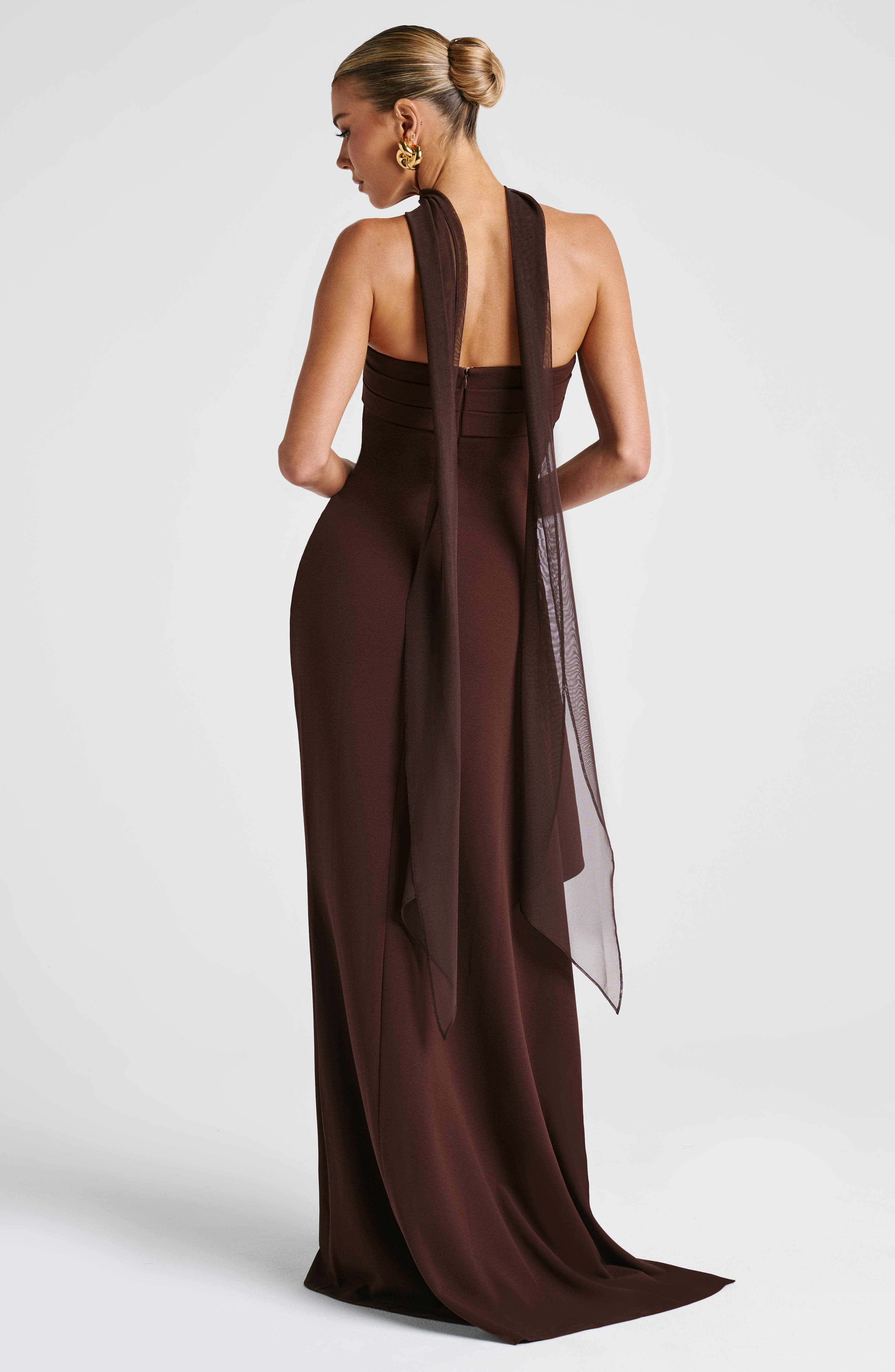 RUTH | Vestido maxi bandeau ajustado