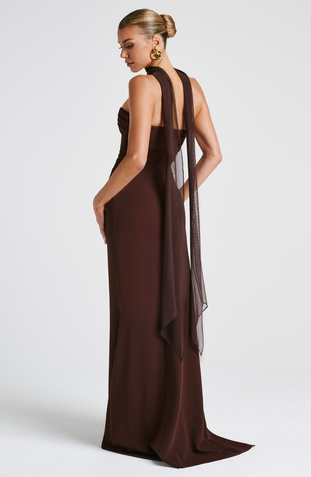 RUTH | Vestido maxi bandeau ajustado
